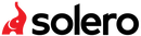 Logo of Solero with a red elephant icon on a white background