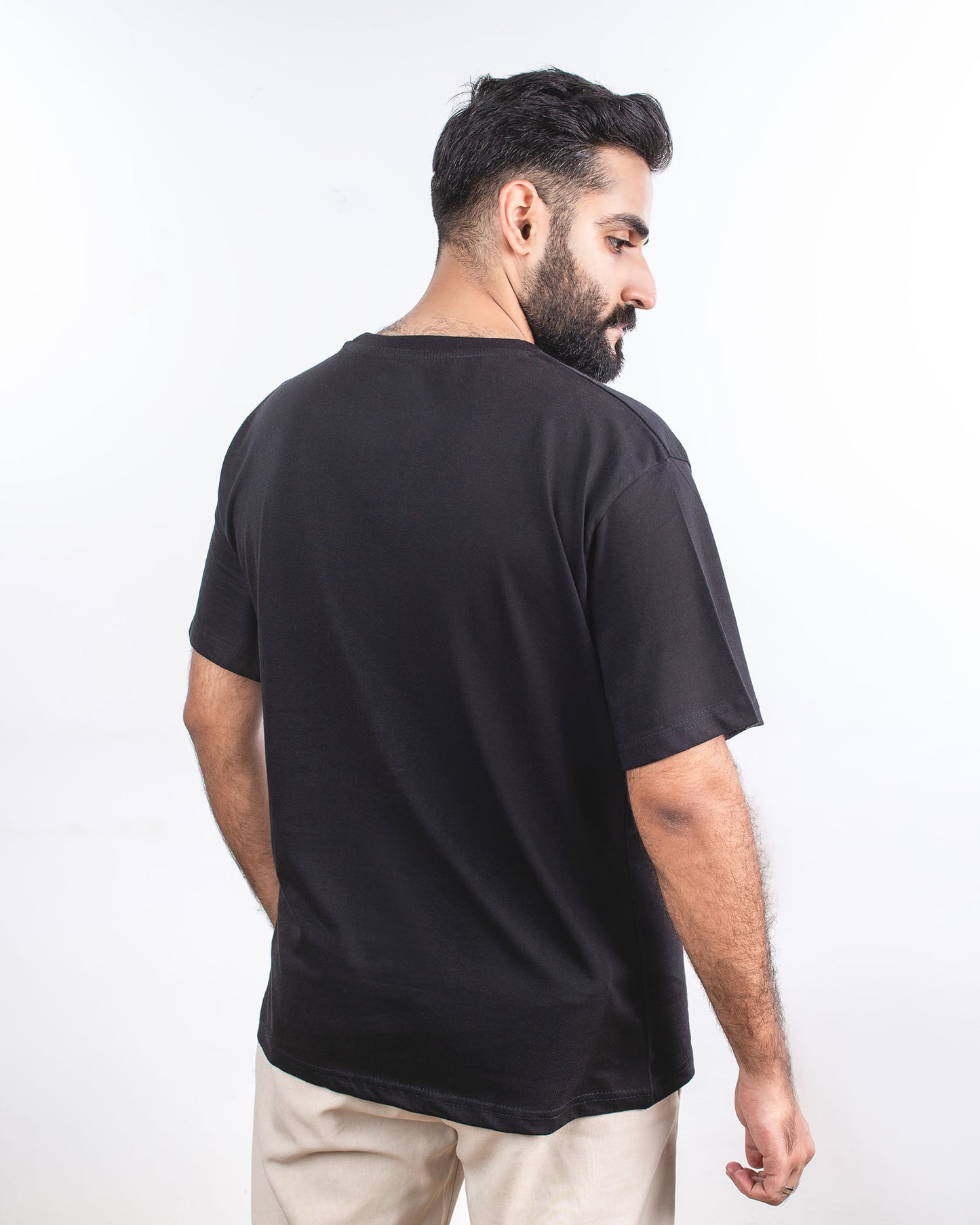 Mens T Shirts | Black Basic Tee - Solero 3