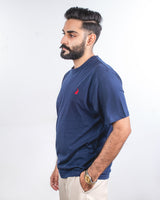 Mens T Shirts | Navy Basic Tee - Solero 2