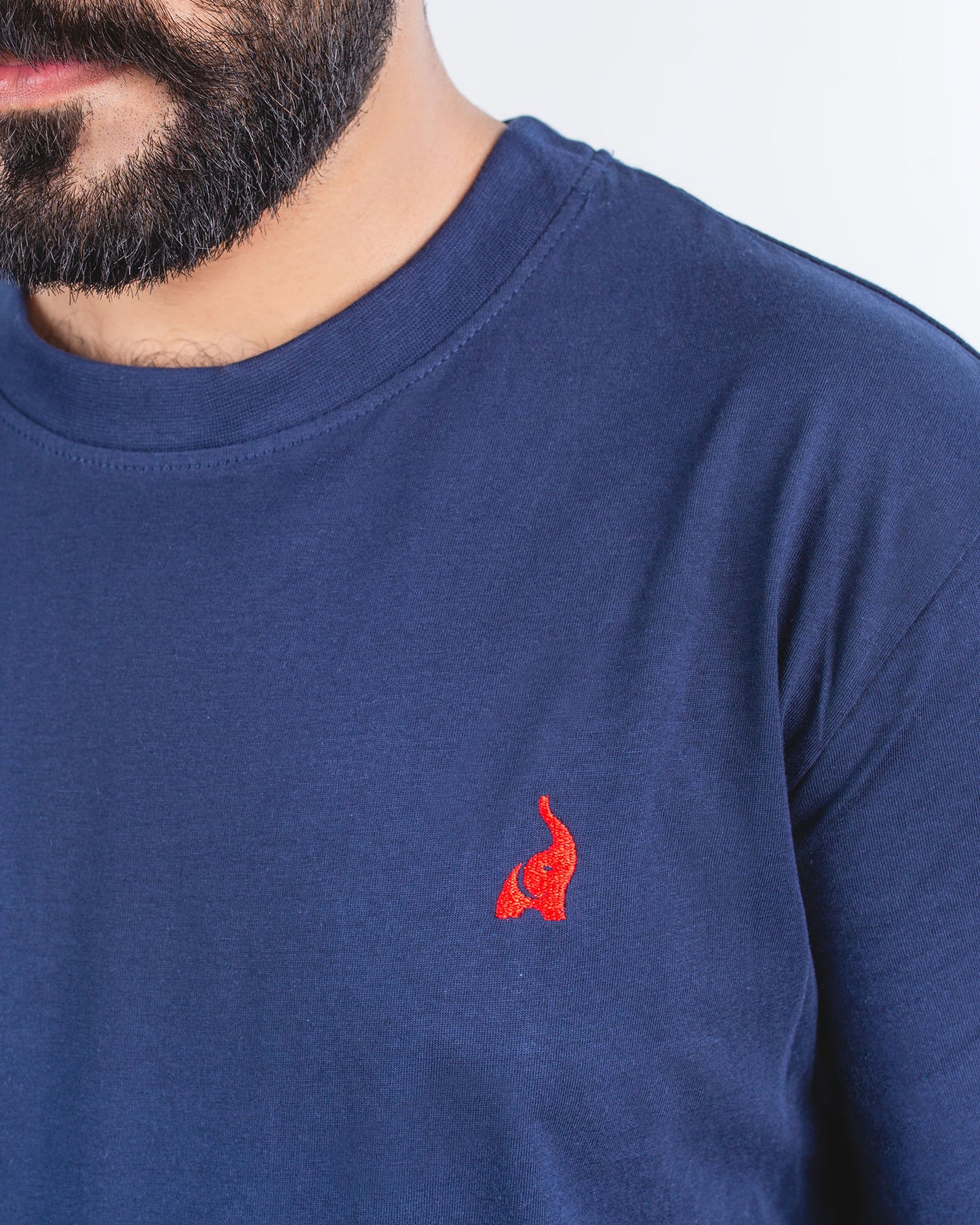 Mens T Shirts | Navy Basic Tee - Solero 4