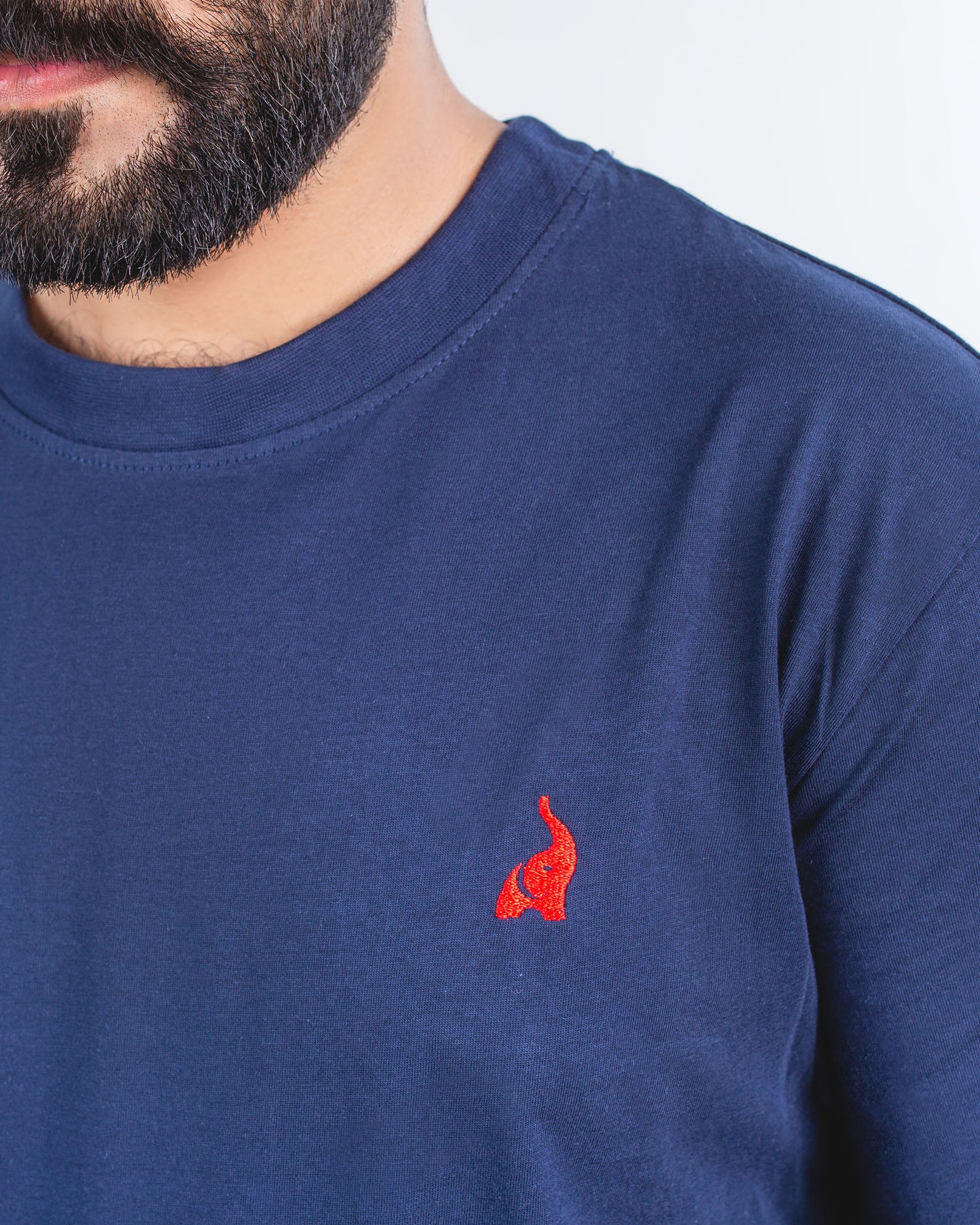 Mens T Shirts | Navy Basic Tee - Solero 4