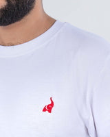 Mens T Shirts | White Basic Tee - Solero 4