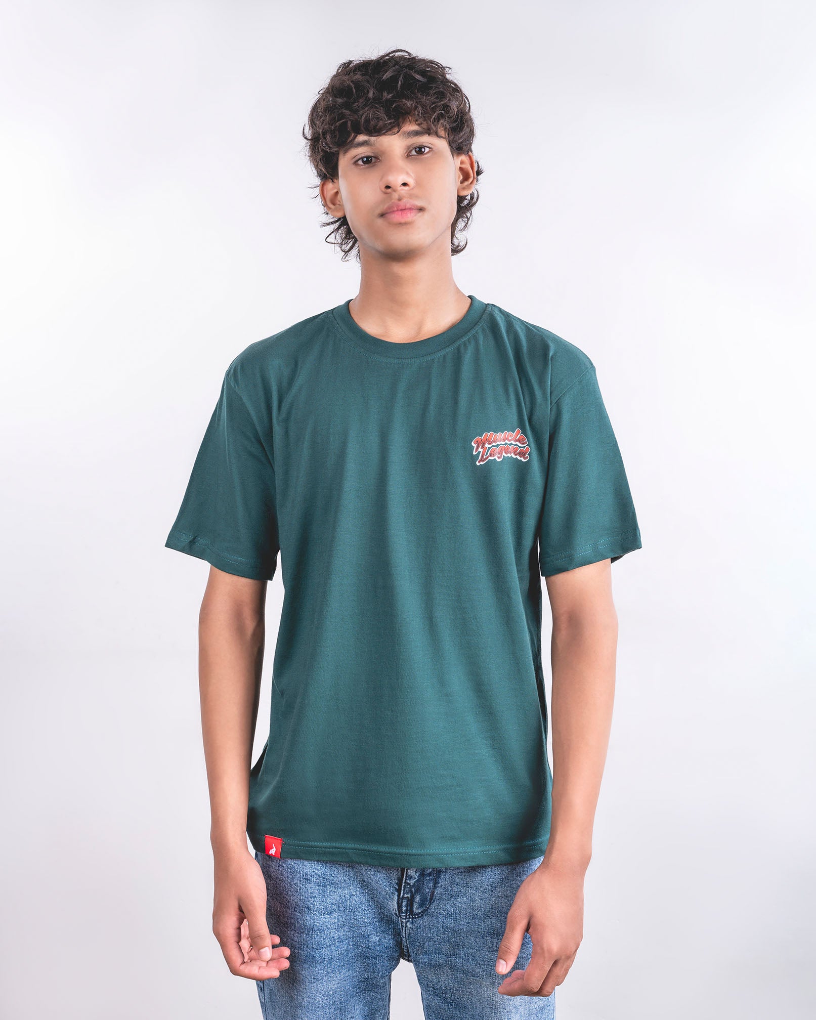 Solero Muscle Legend muscle car tee — full body shot