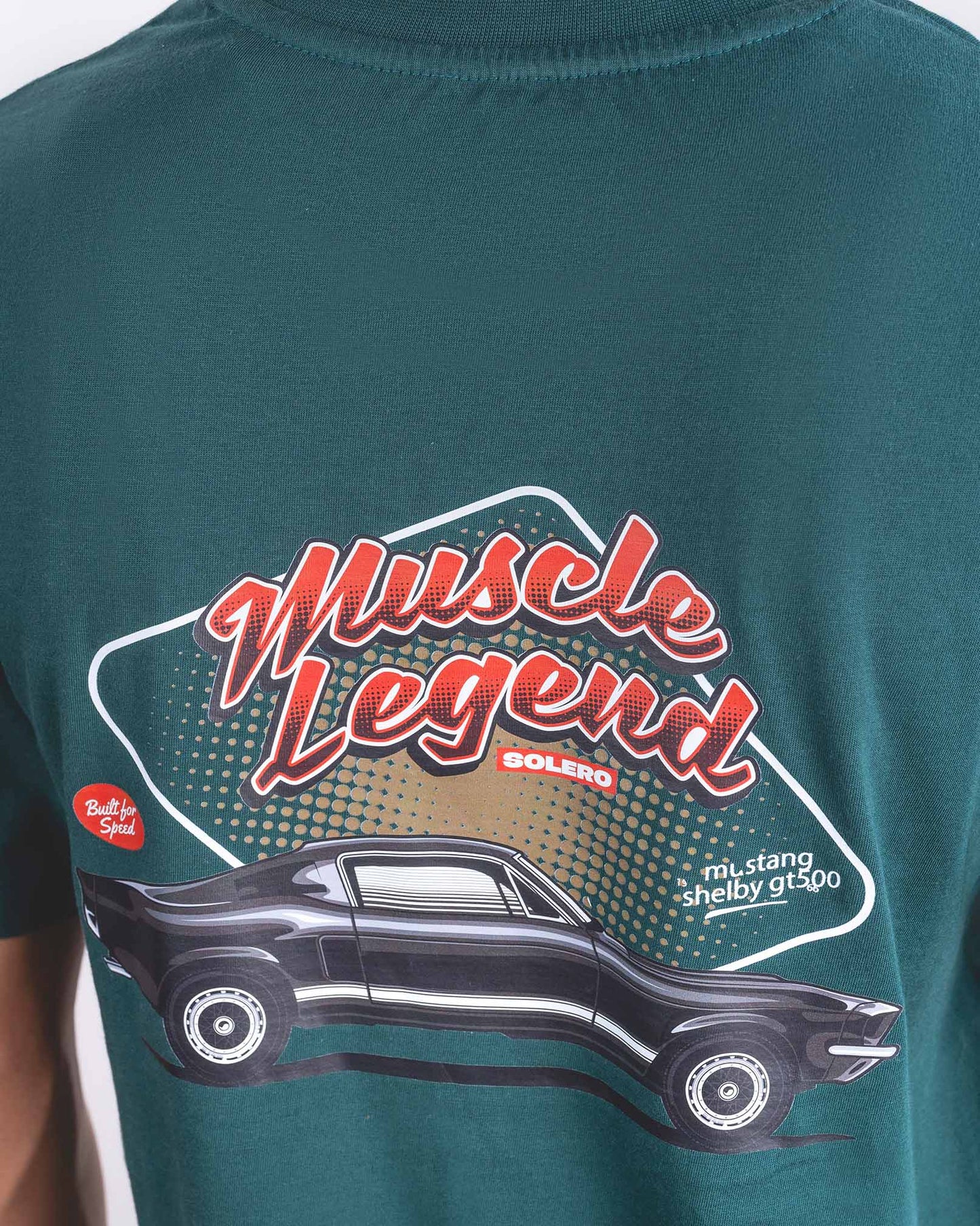 Solero Muscle Legend t-shirt green — back view