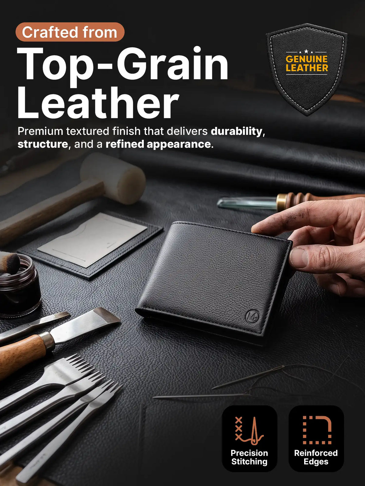 Mens Wallet - Sensei - Leather Wallet