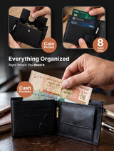 Mens Wallet - Sensei - Leather Wallet