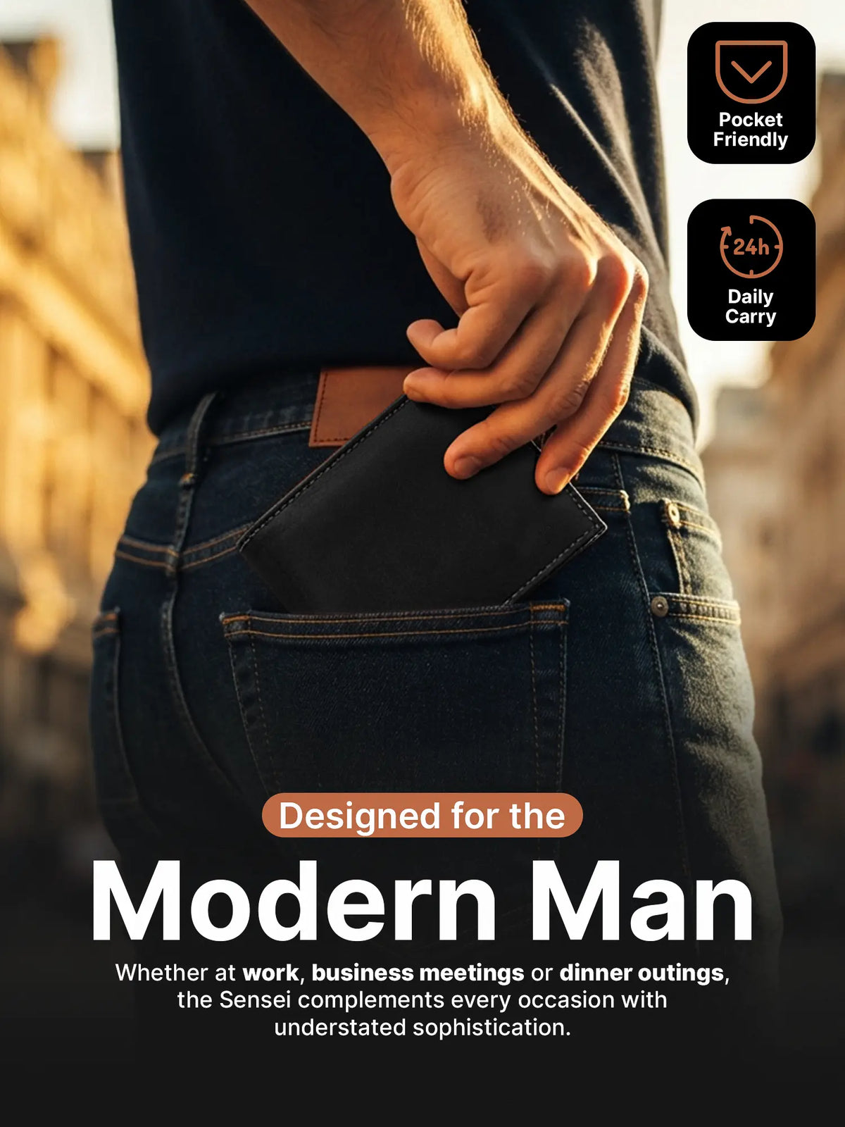 Mens Wallet - Sensei - Leather Wallet
