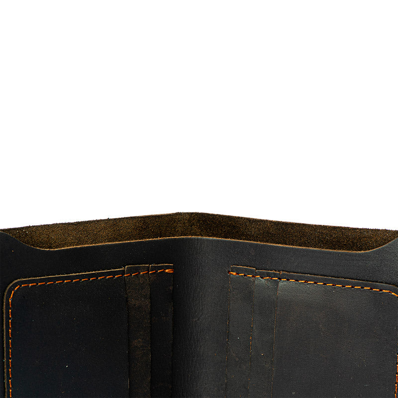 Paramount - Black - Leather Coat Wallet
