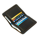 Paramount - Black - Leather Coat Wallet