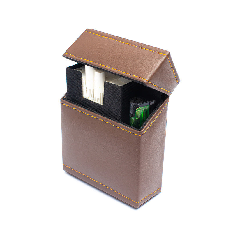 Sentinel - Brown - Leather Cigarette Case