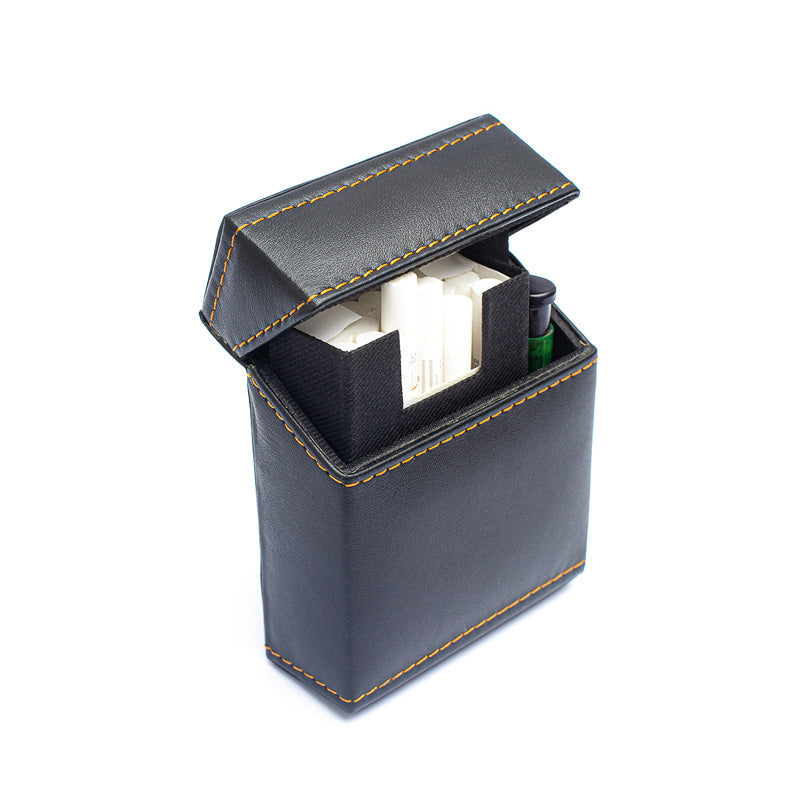 Sentinel - Black - Leather Cigarette Case
