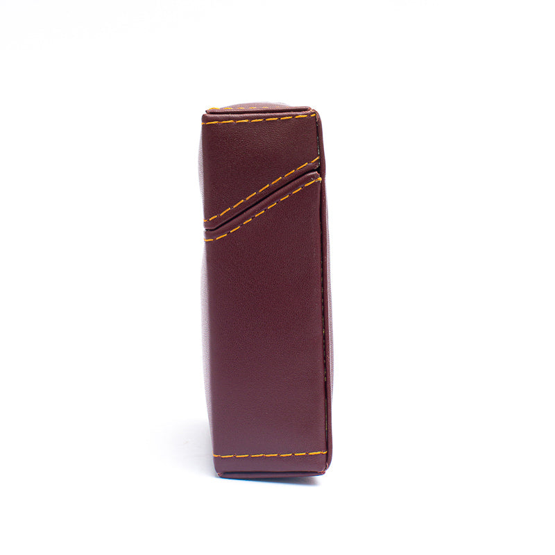 Sentinel - Deep Cranberry - Leather Cigarette Case
