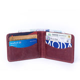 Voguish - Deep Cranberry - Leather Wallet