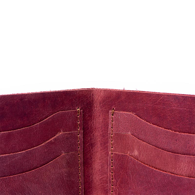 Voguish - Deep Cranberry - Leather Wallet