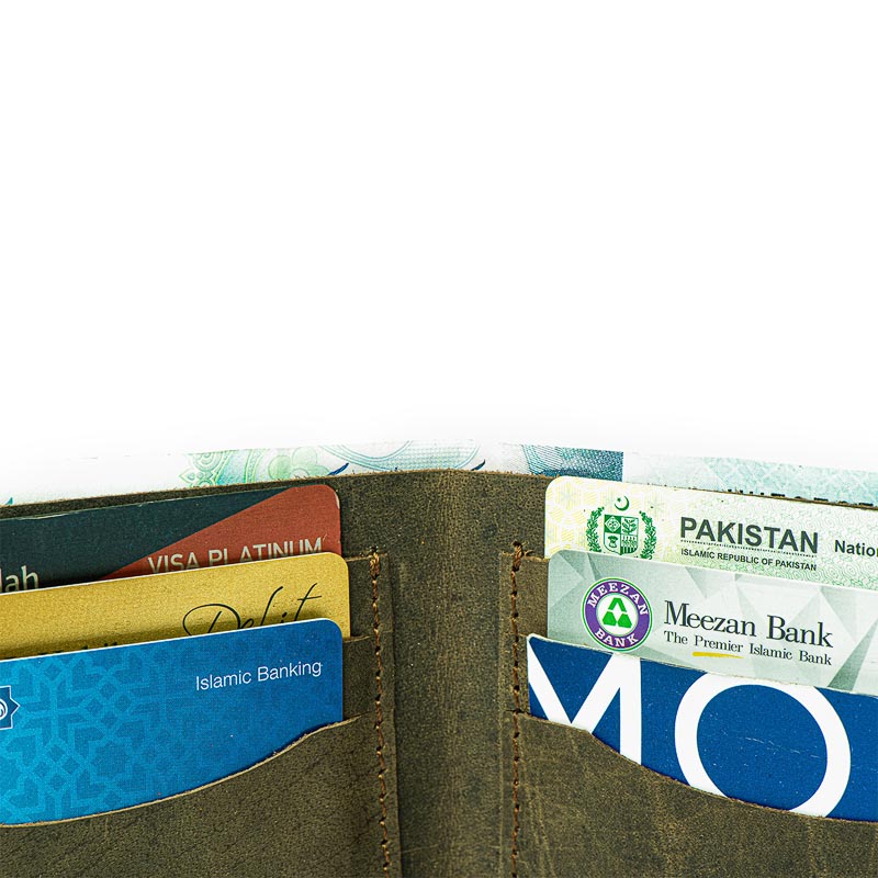 Voguish - Forest Green - Leather Wallet