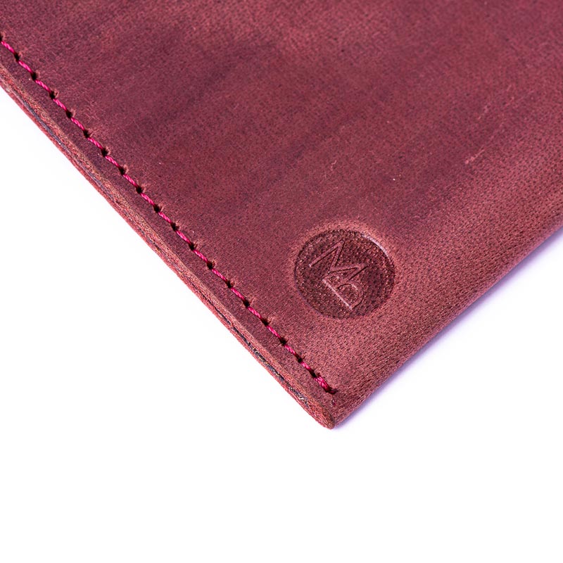 Deluxe - Deep Cranberry - Leather Wallet