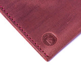 Deluxe - Deep Cranberry - Leather Wallet