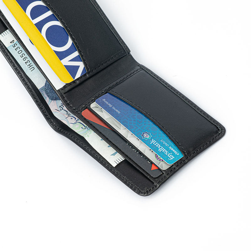 Mentor - Black - Leather Wallet