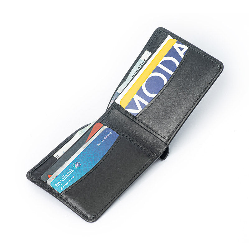 Mentor - Black - Leather Wallet