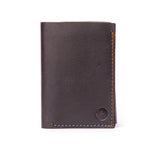 Beaucoup - Coffee Bean - Tri-Fold Leather Wallet