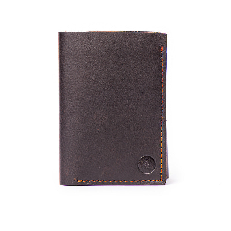 Beaucoup - Coffee Bean - Tri-Fold Leather Wallet