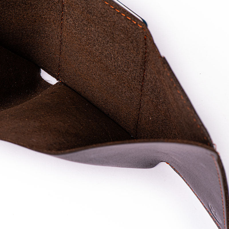 Beaucoup - Coffee Bean - Tri-Fold Leather Wallet