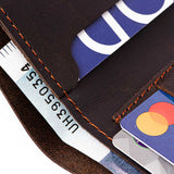 Beaucoup - Coffee Bean - Tri-Fold Leather Wallet