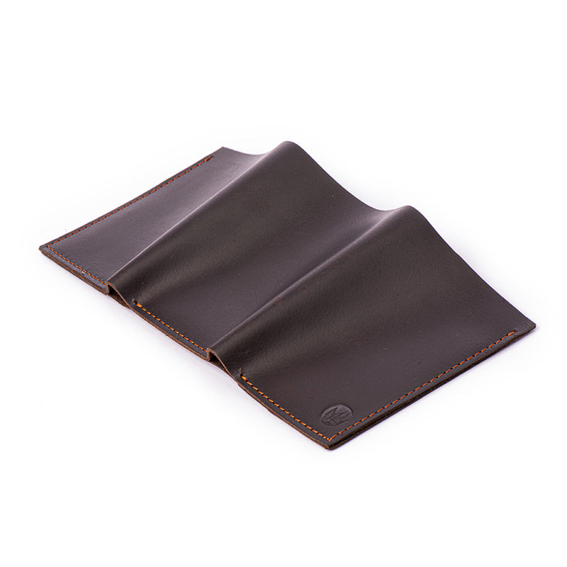 Beaucoup - Coffee Bean - Tri-Fold Leather Wallet
