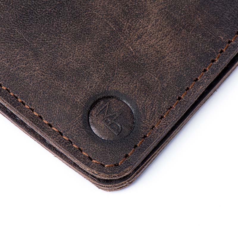 Ethos - Terrain Chocolate - Leather Card Holder