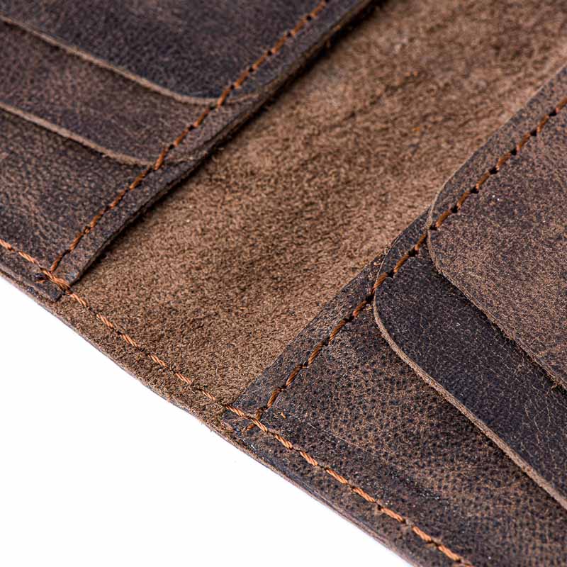 Ethos - Terrain Chocolate - Leather Card Holder