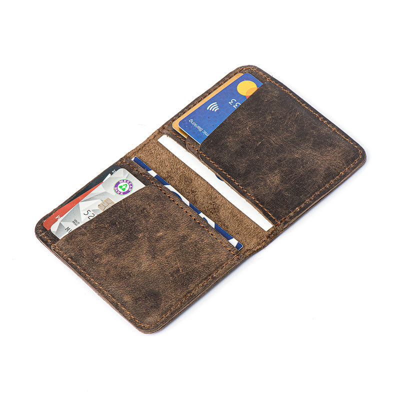 Ethos - Terrain Chocolate - Leather Card Holder