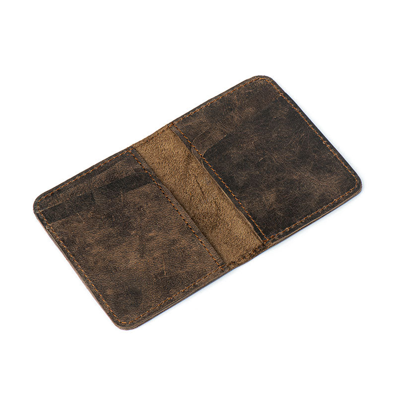 Ethos - Terrain Chocolate - Leather Card Holder