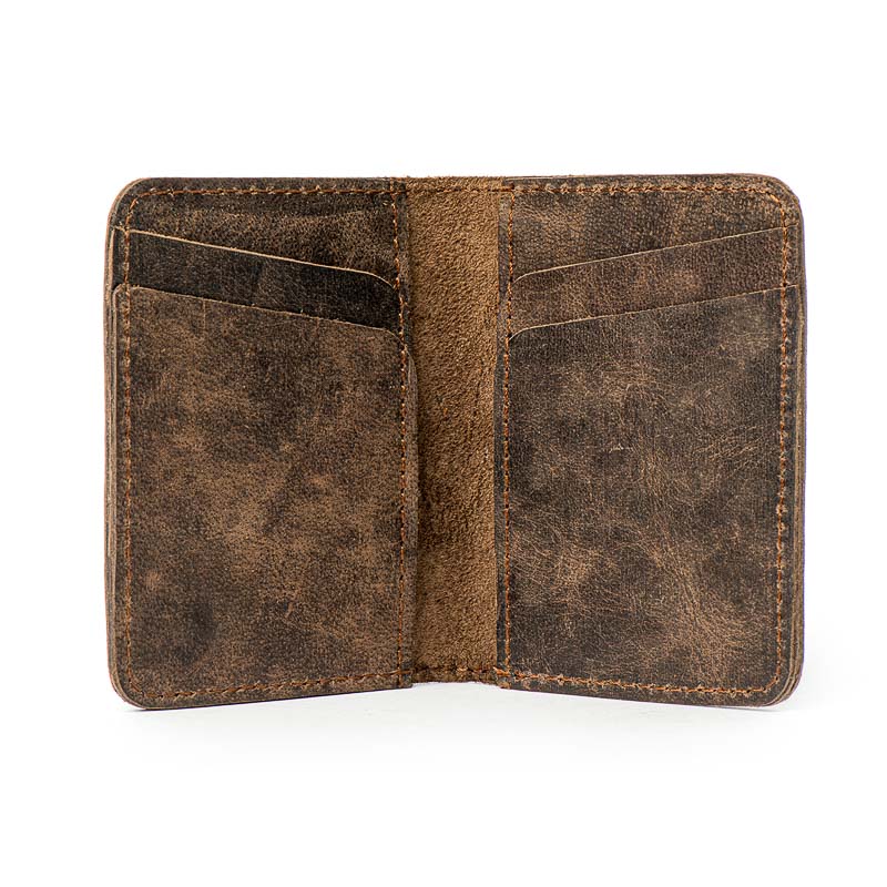 Ethos - Terrain Chocolate - Leather Card Holder
