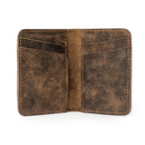 Ethos - Terrain Chocolate - Leather Card Holder