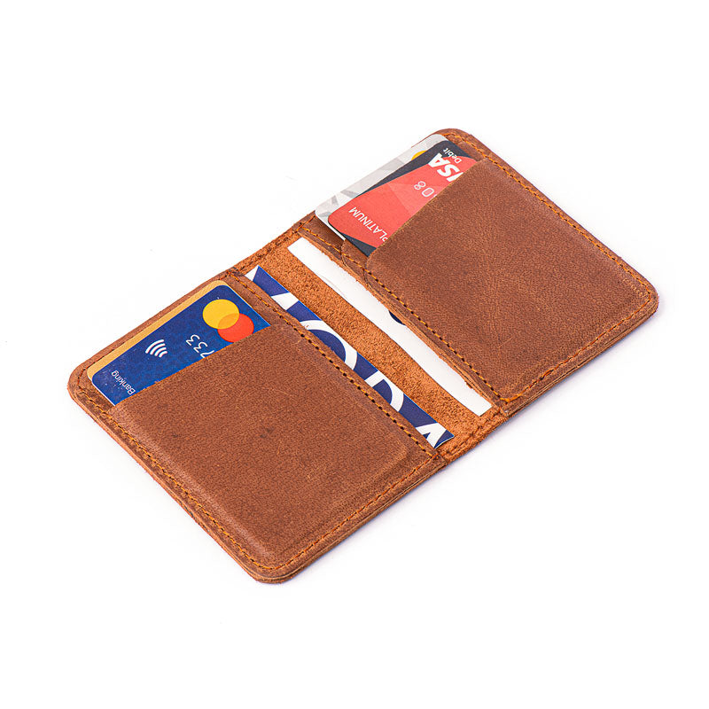 Ethos - Cinnamon - Leather Card Holder