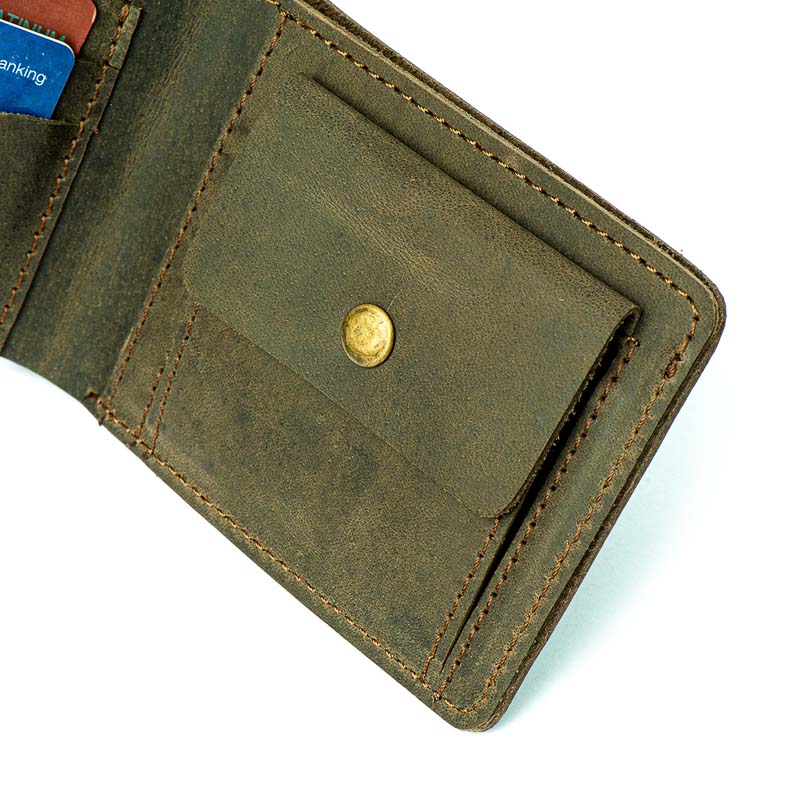Urbane - Forest Green - Leather Wallet