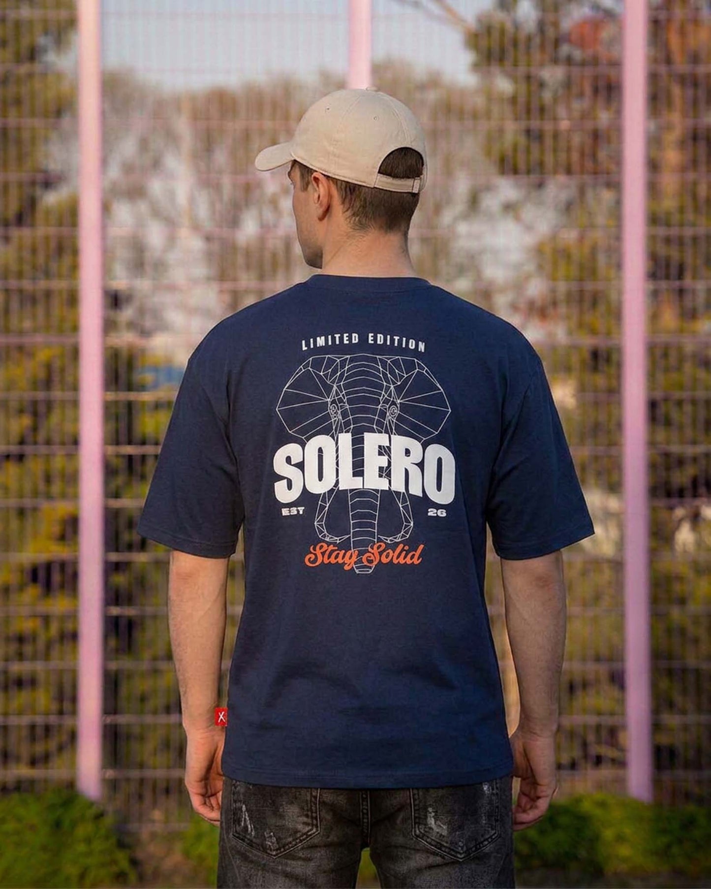 Graphic T Shirt | Stay Solid Elephant Tee