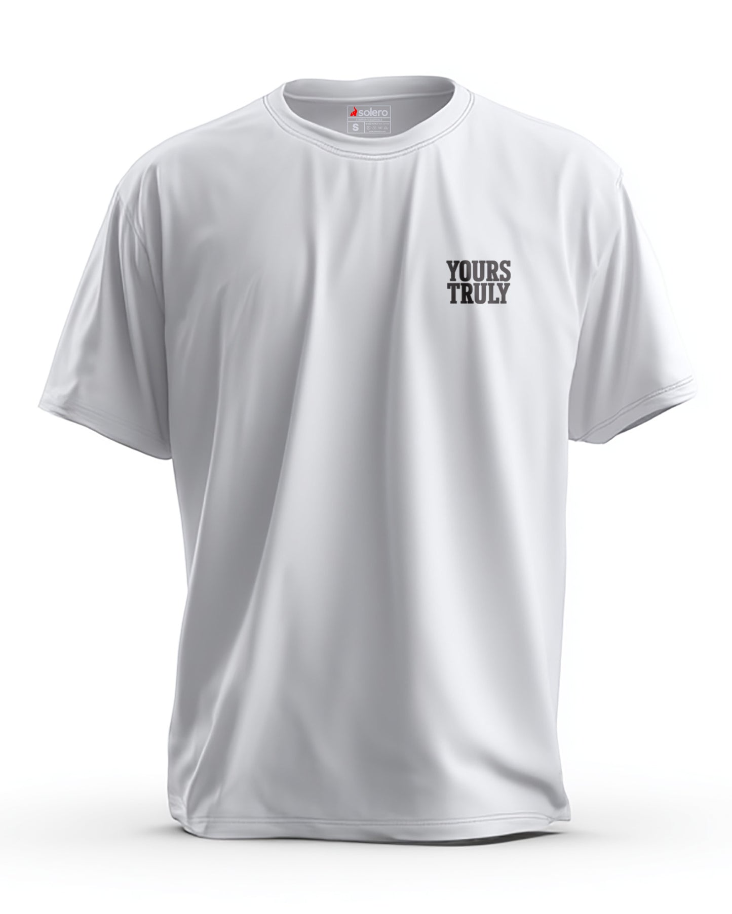 Graphic T Shirt | Yours Truly White Tee