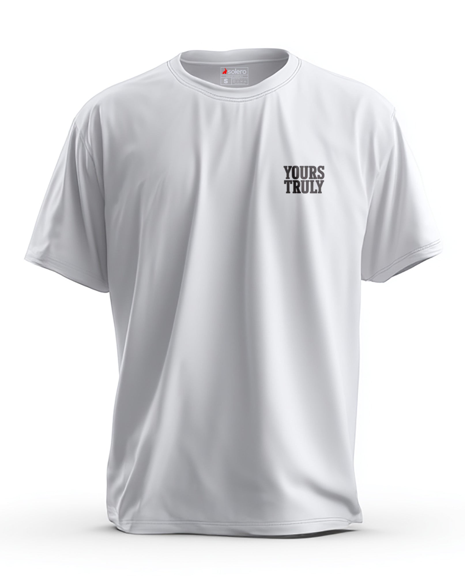 Graphic T Shirt | Yours Truly White Tee