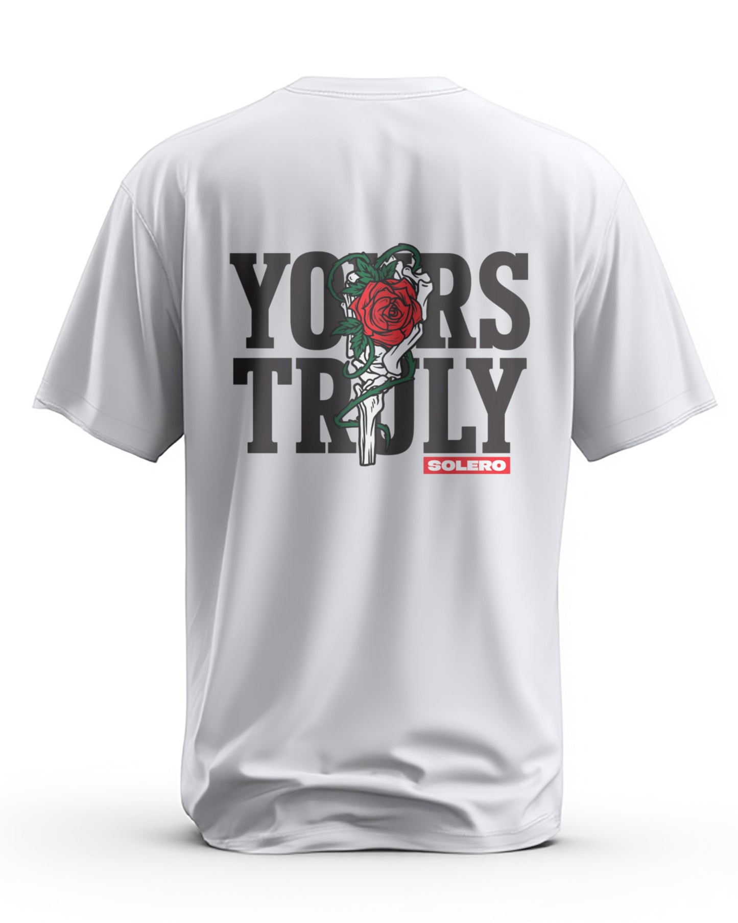 Graphic T Shirt | Yours Truly White Tee