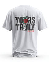 Graphic T Shirt | Yours Truly White Tee