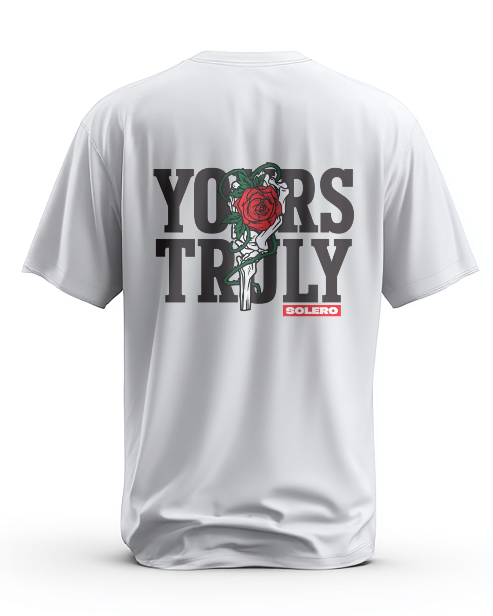 Graphic T Shirt | Yours Truly White Tee