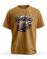 Graphic T Shirt | Rockabilly Vintage Flame Car Tee
