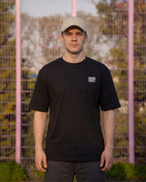 Graphic T Shirt | Yours Truly Black Typography Tee