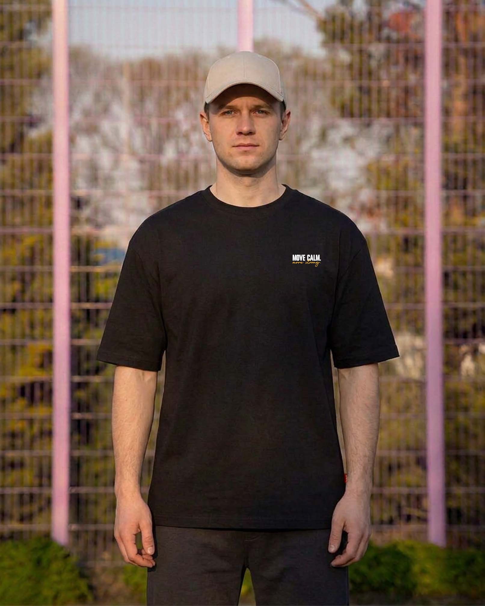 Graphic T Shirt | Move Calm Astronaut Tee