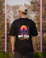 Graphic T Shirt | Move Calm Astronaut Tee