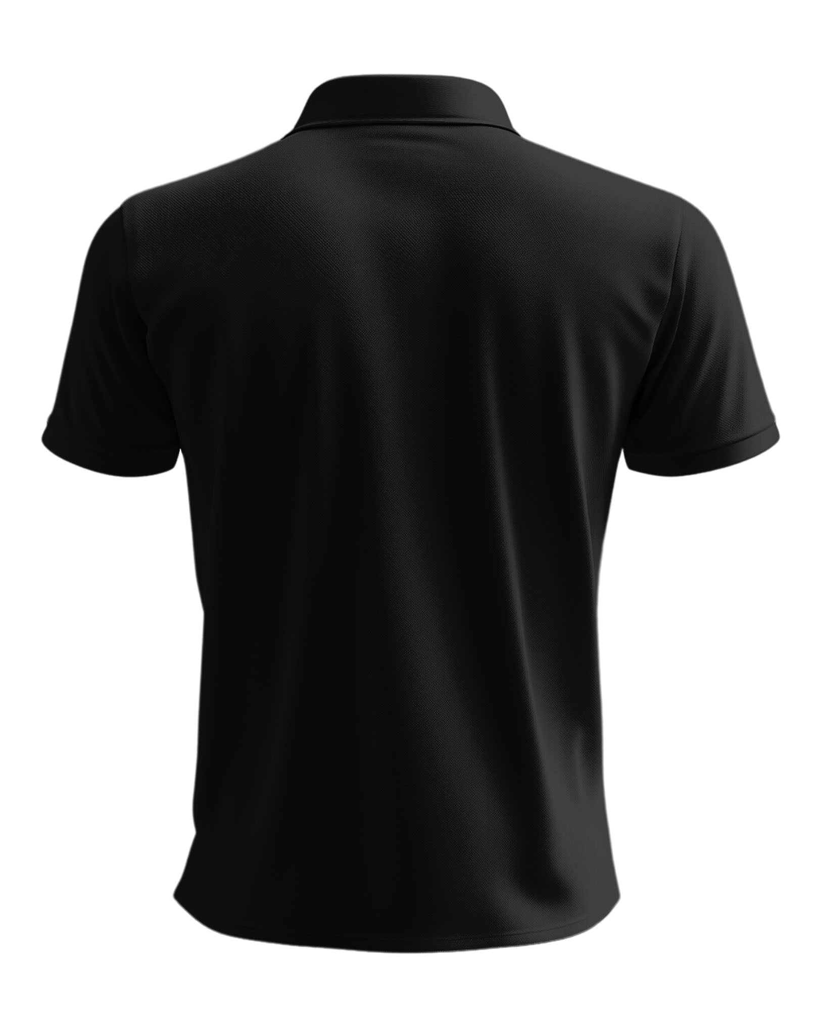 Polo Shirt | Black Cotton Polo Shirt for Men
