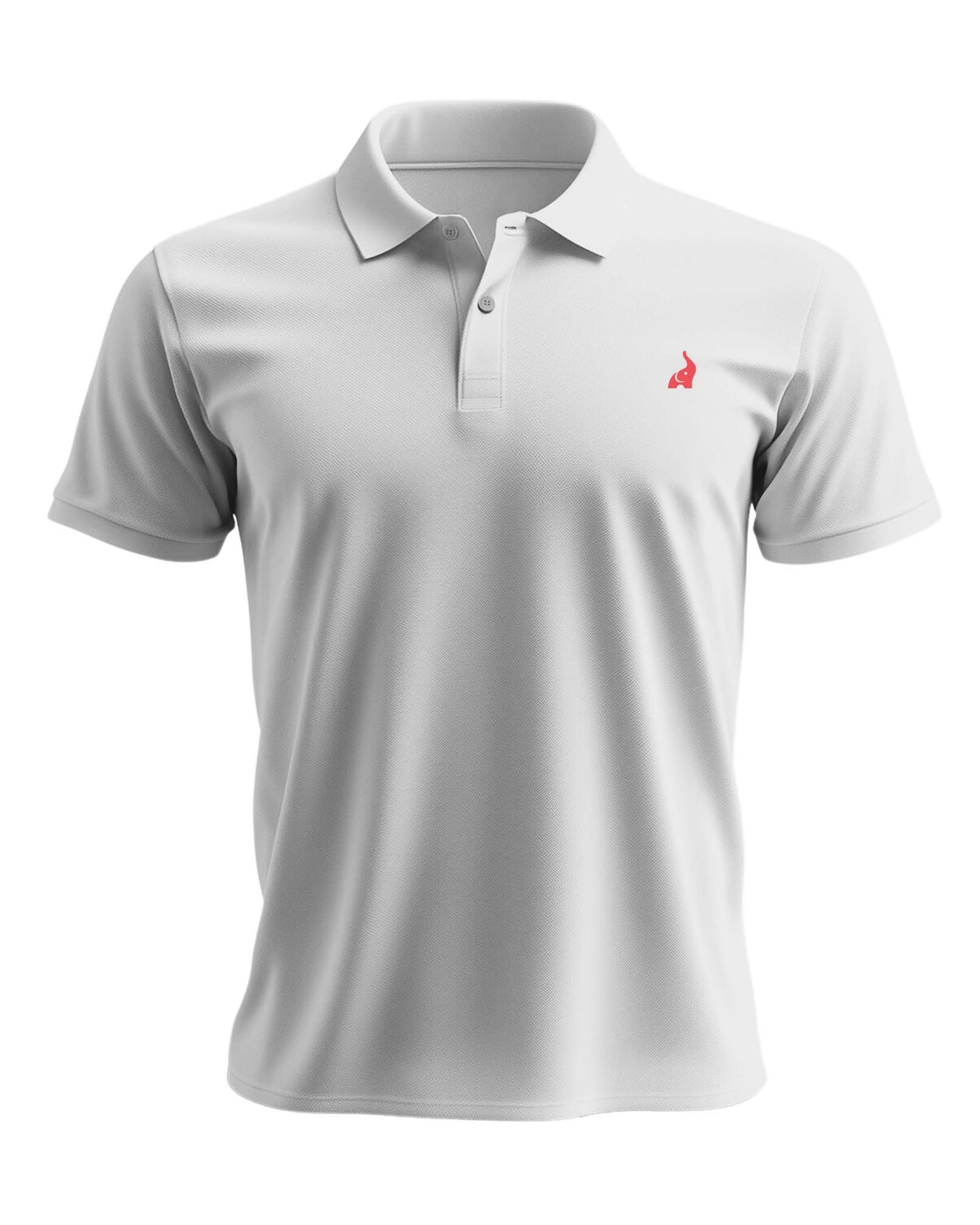 Polo Shirt | White Cotton Polo Shirt for Men
