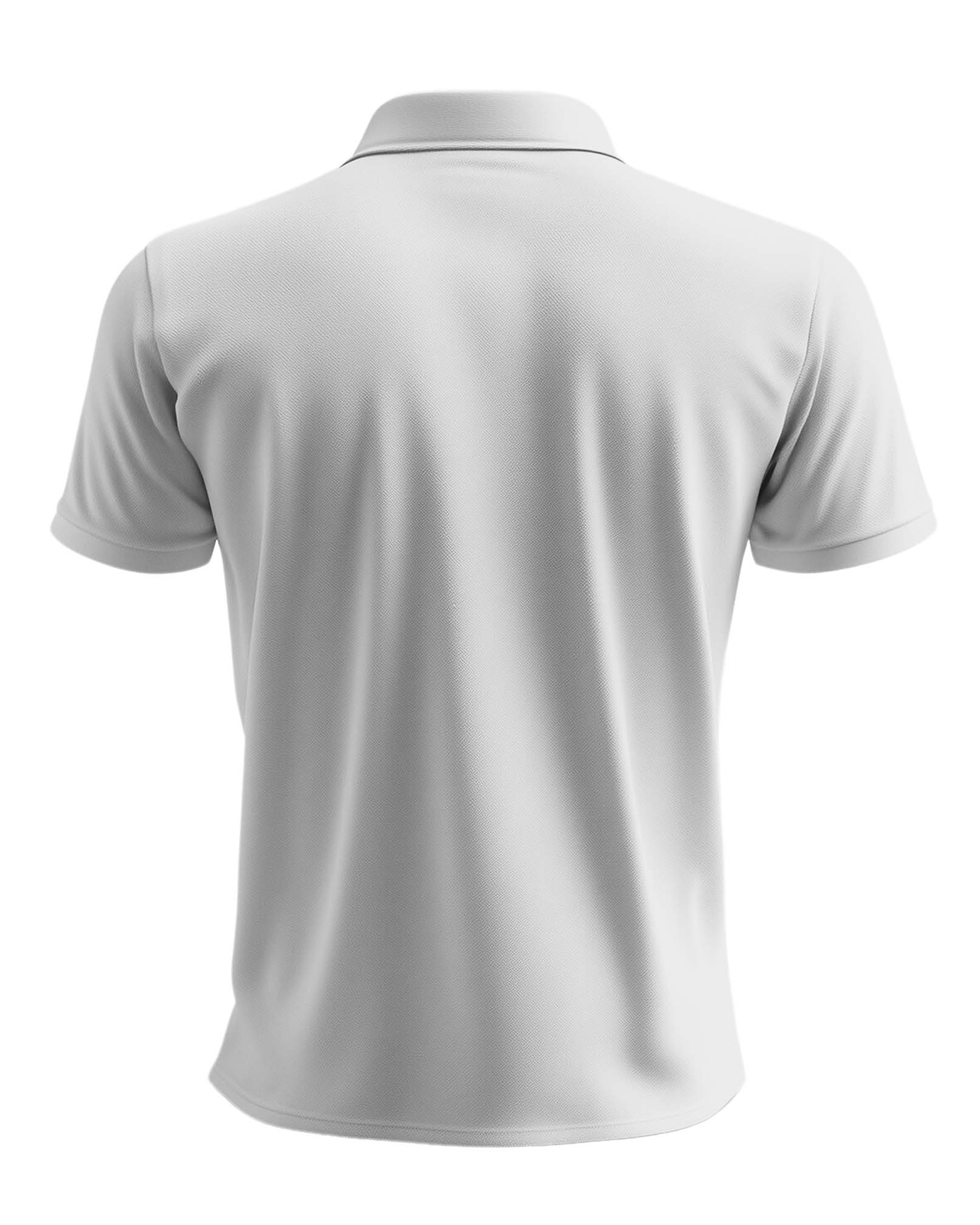 Polo Shirt | White Cotton Polo Shirt for Men