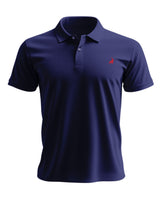 Polo Shirt | Navy Blue Cotton Polo Shirt for Men